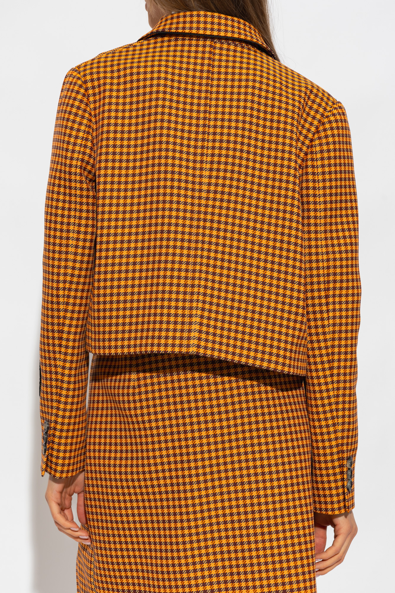 【MARNI】2023aw Yellow Check-jacket Marni Men's' Check Oversized Down Jacket in Yellow | LN-CC®